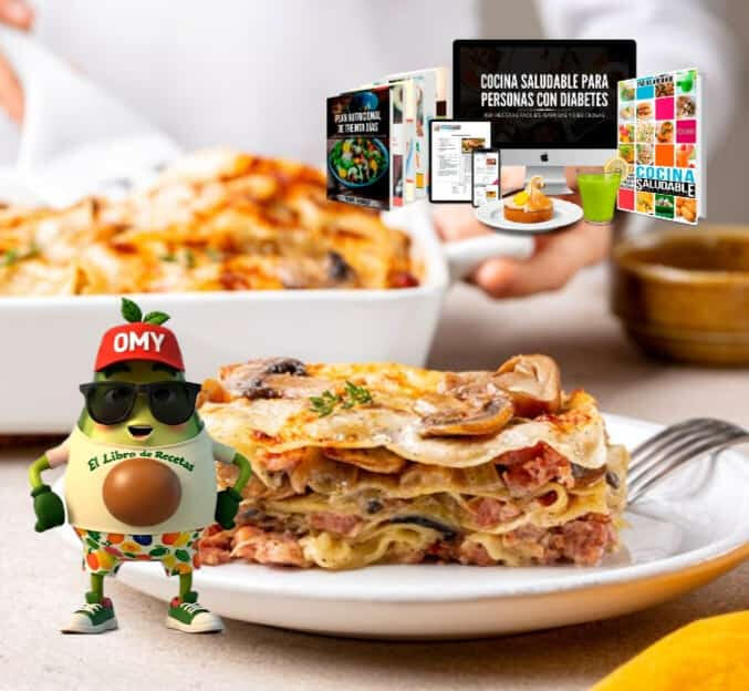 Lasaña de champiñones